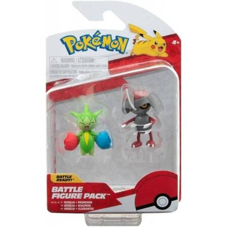 Pokemon PKW3006 Figurka bitewna W15 Roselia Pawniard 480853