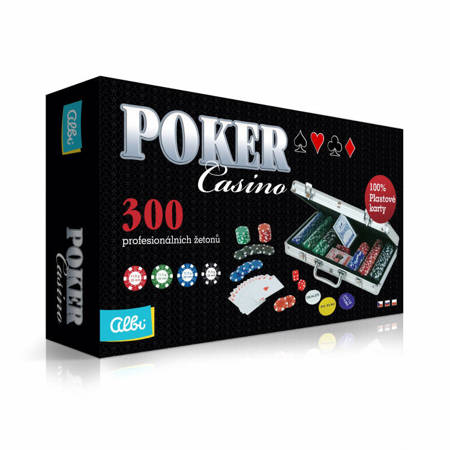 Poker cassino 300 żetonów 002082 11426