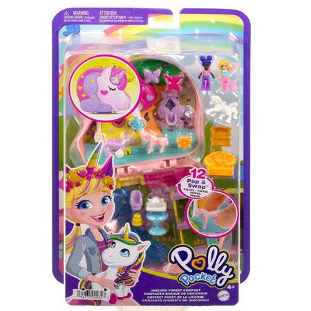 Polly Pocket FRY35/HCG20 Zestaw kompaktowy Las Jednorożców 009343