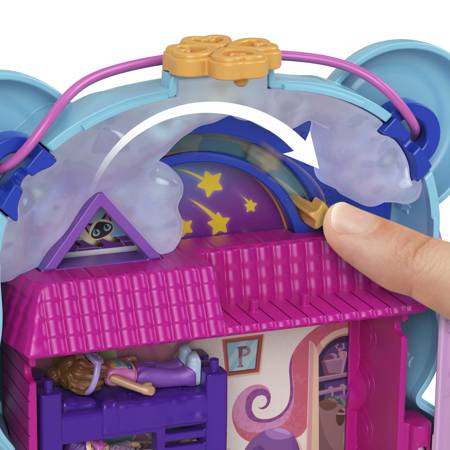 Polly Pocket HGC39/GKJ63 Kompaktowa torebka Teddy Bear 048274