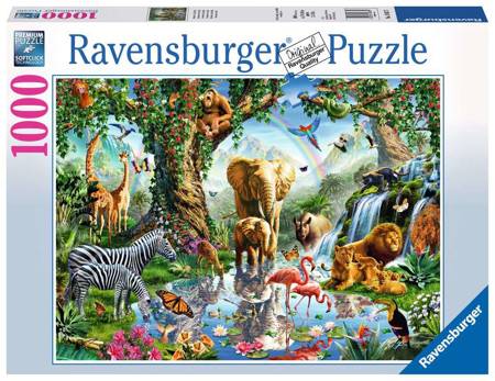 Puzzle Ravensburger 1000el  Przygoda w dżungli 198375