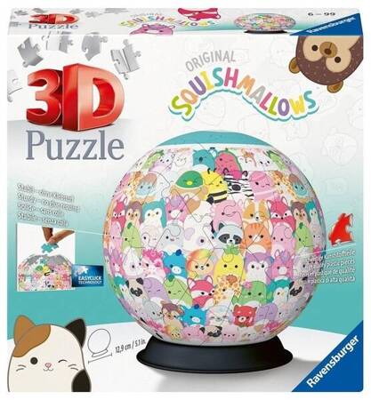 Puzzle Ravensburger 3D Squismallows Kula 115839