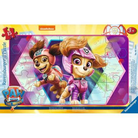 Puzzle Ravensburger ramkowe 15el Psi Patrol Movie 052196