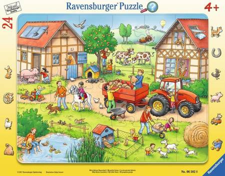 Puzzle Ravensburger ramkowe 24el Moja mała farma 065820 