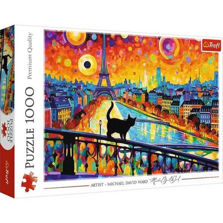 Puzzle Trefl 1000 Kot w Paryżu 107951