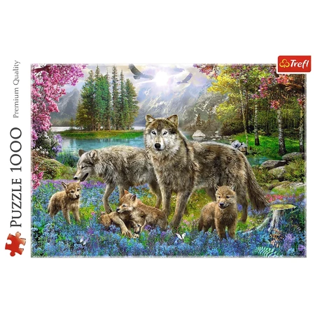 Puzzle Trefl 1000 Wilcza Rodzina 105582