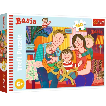 Puzzle Trefl 160 Poznaj Basię 154092