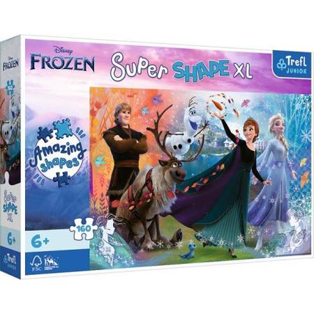 Puzzle Trefl 160 XL Odkryj świat Frozen Disney 500226