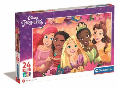 Puzzle Trefl 24 maxi Super Kolor Disney Princess 242412