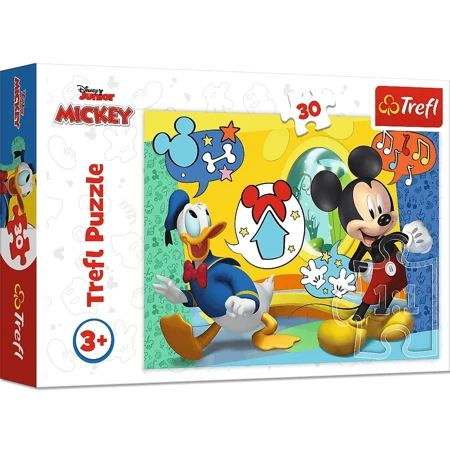 Puzzle Trefl 30 Myszka Miki i Wesoły Domek 182897