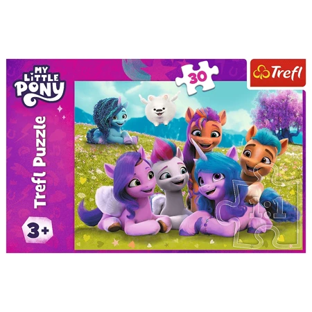 Puzzle Trefl 30 Przyjacielskie koniki Pony 182996