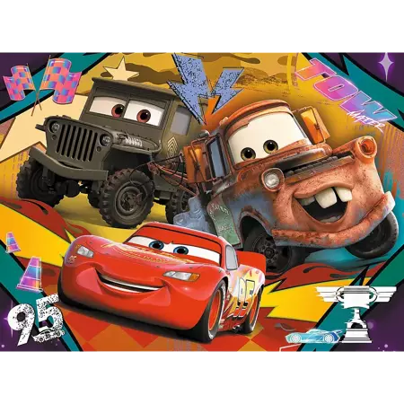 Puzzle Trefl 30 Rozpędzone samochody Disney Cars 182934