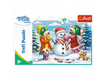 Puzzle Trefl 30 Zimowe zabawy Treflików 183009