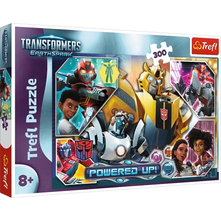 Puzzle Trefl 300 W świecie Transformers 230246