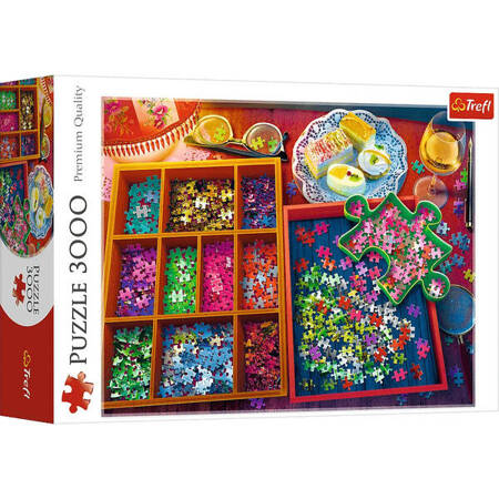 Puzzle Trefl 3000 Wieczór z puzzlami 330793