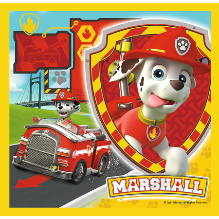Puzzle Trefl 3w1 Marshall  Rubble and Chase Psi Patrol 348392