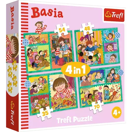 Puzzle Trefl 4w1 Przygody Basi 346060