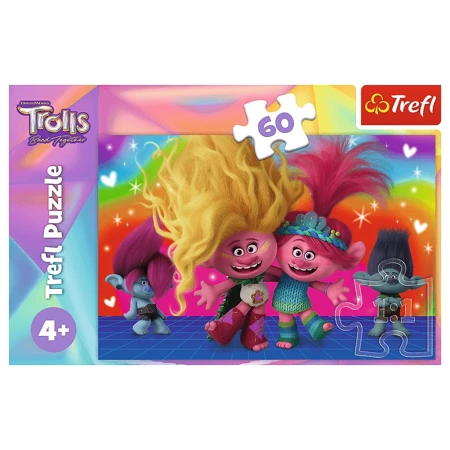 Puzzle Trefl 60 Przyjacielskie Trolle 173864