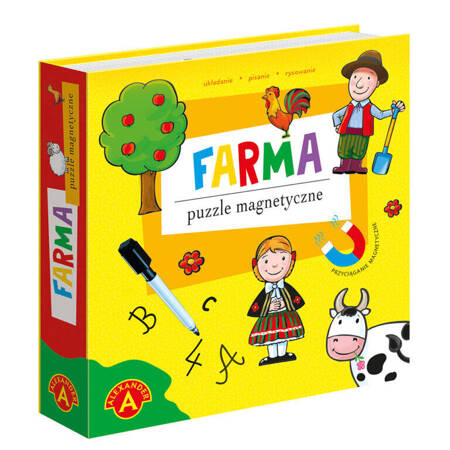 Puzzle magnetyczne Układanka Farma 026788