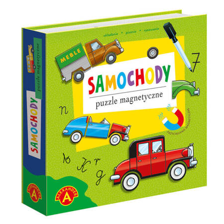 Puzzle magnetyczne Układanka Samochody 026795