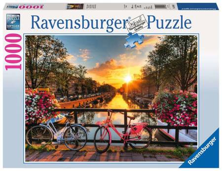 Puzzle ravensburger 1000el rowery w amsterdamie 