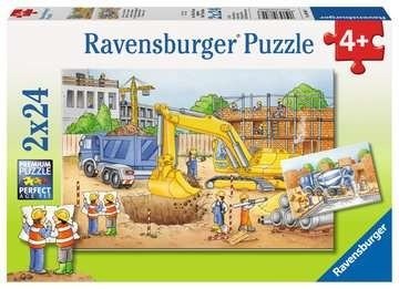 Puzzle ravensburger 2*24el teren budowy 088997