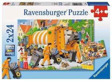 Puzzle ravensburger 2*24el wielkie sprzątanie 091928