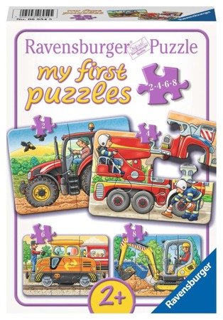 Puzzle ravensburger 2/4/6/8el w pracy 069538