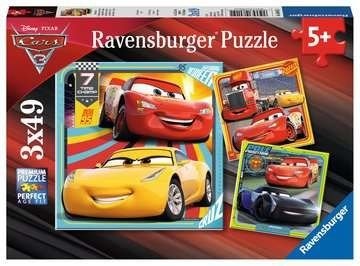 Puzzle ravensburger 3*49el auta 3 080151