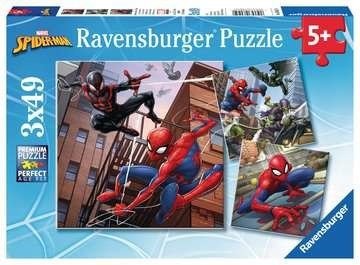 Puzzle ravensburger 3*49el spider man 080250