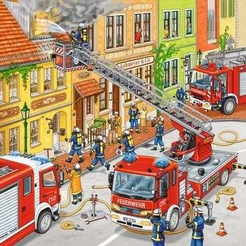 Puzzle ravensburger 3*49el strażacka ekipa 094011