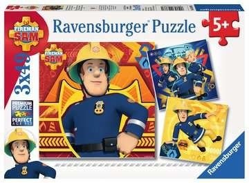 Puzzle ravensburger 3*49el strażak sam 093861