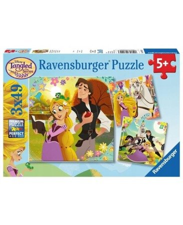 Puzzle ravensburger 3*49el zaplątani 080243