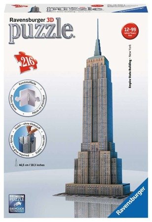 Puzzle ravensburger 3d 216el empire state building 125531 