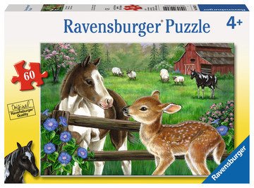 Puzzle ravensburger 60el nowi sąsiedzi 096251