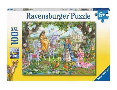 Puzzle ravensburger przyjęcie księżniczek 100 el 