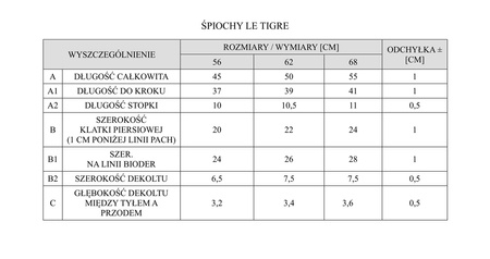 SPIOCHY LE TIGRE 56 SZARY PINOKIO