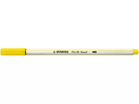 STABILO Pen 68 brush żółty cytrynowy 583961