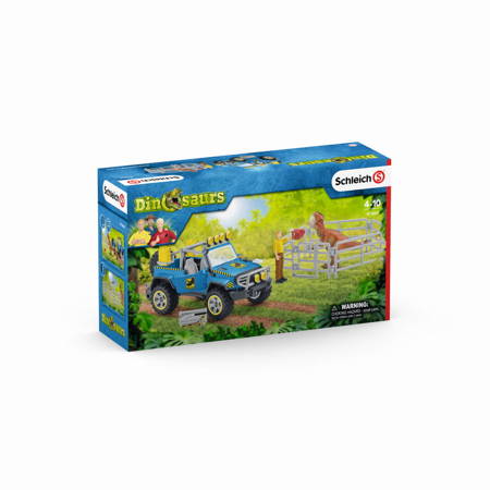 Schleich Samochód terenowy z miejscem dla dinosaura Dinozaurs 266442