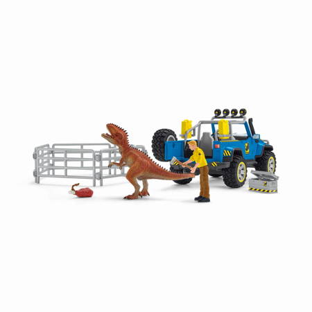 Schleich Samochód terenowy z miejscem dla dinosaura Dinozaurs 266442