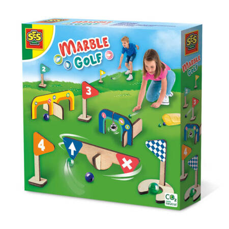 Ses Creative Marble Golf Drewniany minigolf 023027