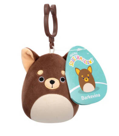 Squishmallows plusz Clip On Barkevina 9cm 443402