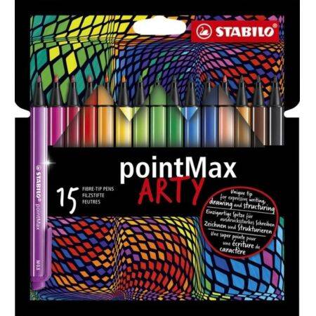 Stabilo Cienkopis Pointmax 15kol ARTY 557498