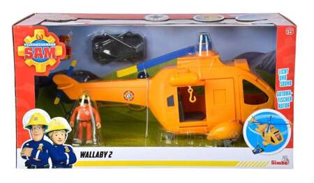 Strażak Sam Helikopter Wallaby z figurką 081867