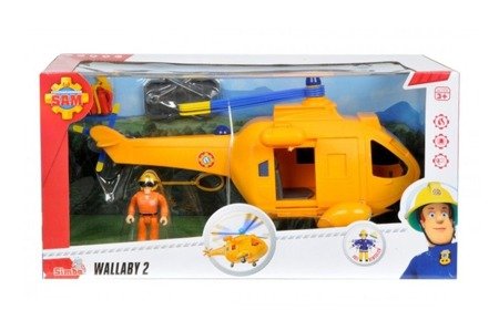 Strażak sam helikopter wallaby ii z figurką 007713