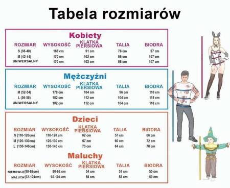 Strój dla dzieci Czarodziej elegant (kostium z kapturem), rozm. 110/120cm 643197