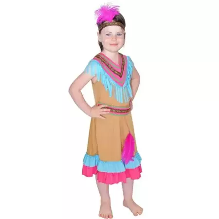 Strój dziecięcy Kolorowa Indianka rozmiar M 232647