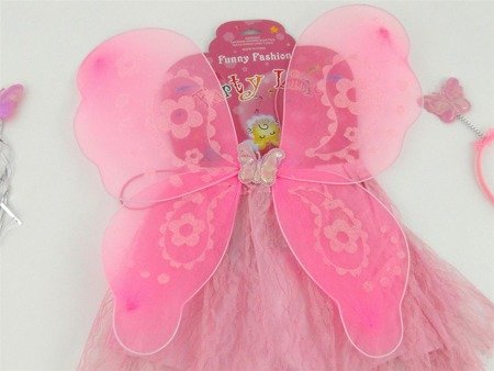 Strój motyla:skrzydełka,różdżka,opaska i spódnica 486126