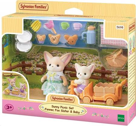 Sylvanian Families 5698 Liski pustynne na pikniku 056981