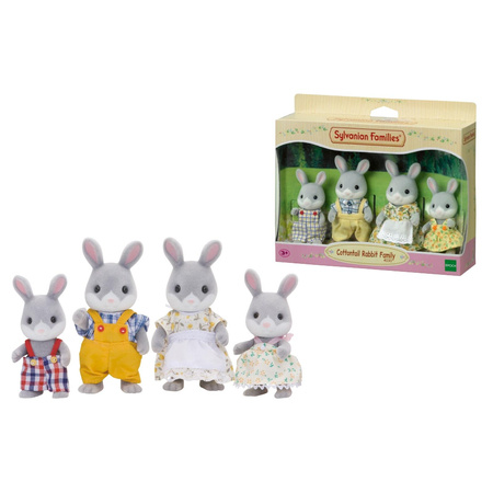 Sylvanian families 4030 rodzina szarych króliczków